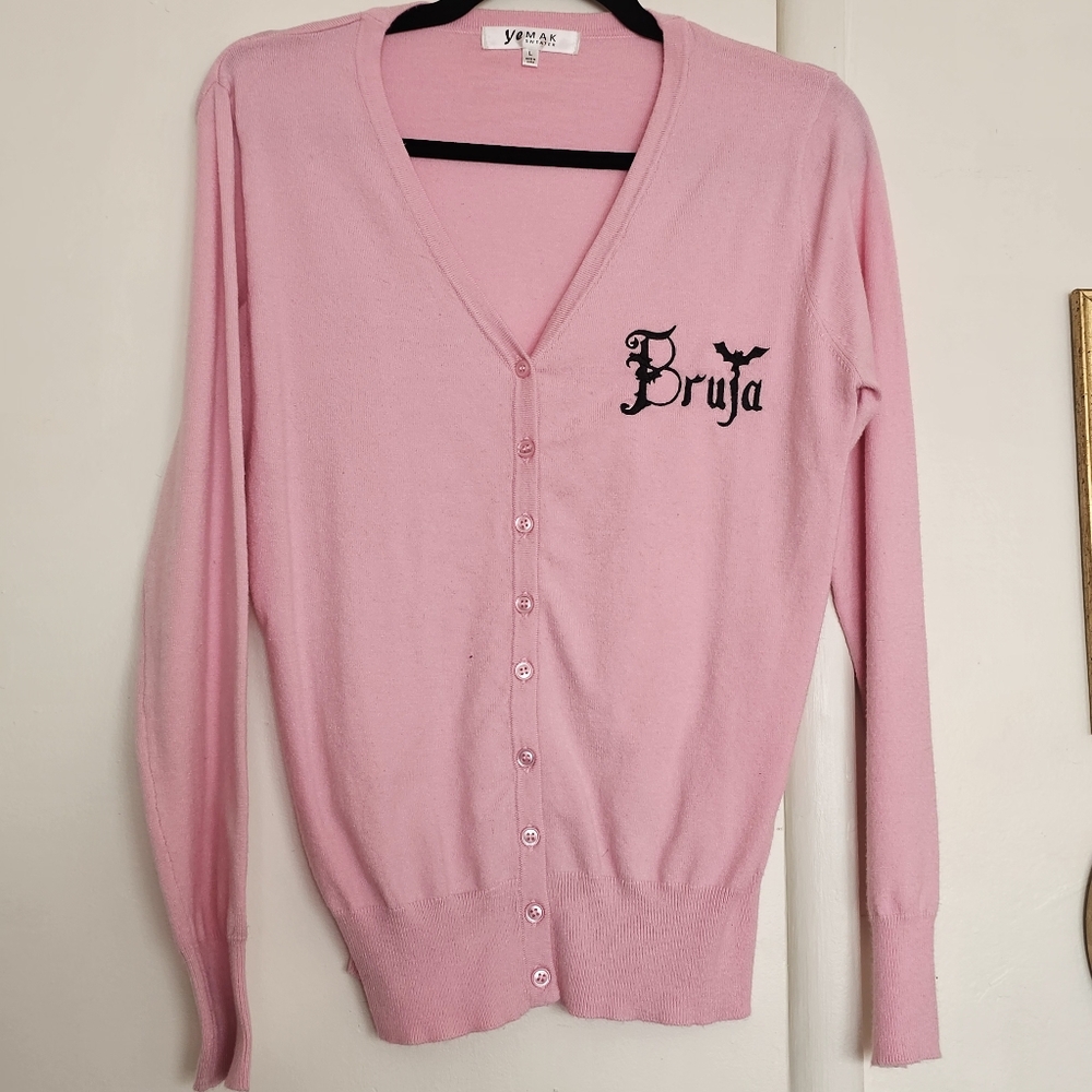 Bruja Witchy Pink Caridgan